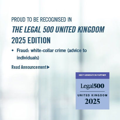 Ranked in The Legal 500 United Kingdom 2025